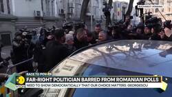 Romania bars far-right candidate Calin Georgescu from presidential election run News Clip