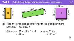 Securing understanding of perimeter and area Instructional Video
