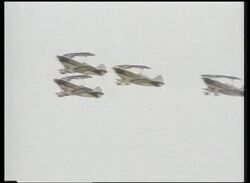 Rothmans Air Display, Greece, and England, 1981 Stock Footage