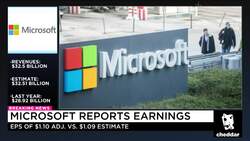 Microsoft Tumbles After Earnings Report on Cloud Business Concerns News Clip