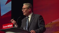 Alternate shot of Sir Keir Starmer's speech at the Labour Party Conference (part 3) News Clip