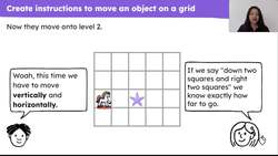 Give directions from one position to another on a grid Instructional Video