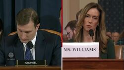 Security aide testifies on the unusual nature of Trump's Ukraine call News Clip