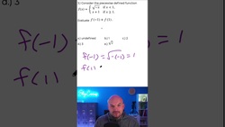 Evaluate the piece wise function Instructional Video