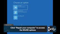 CompTIA A+ Certification Core 2 (220-1102) - Windows Recovery Environment Instructional Video