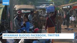 Myanmar Shuts Down Facebook, Twitter Amid Coup Protests News Clip