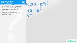 GCSE Secondary Maths Age 13-17 - Algebra: Use of Calculator - Explained Instructional Video