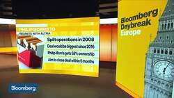 Philip Morris, Altria in Merger Talks News Clip