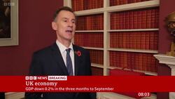 Gdp Figures Disappointing But Not Unexpected Jeremy Hunt Says News Clip
