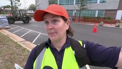 Flood-hit residents line up for water and food in North Carolina Instructional Video