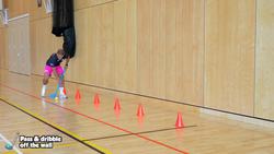 Striking - (Hockey) Pass & dribble off the wall Instructional Video