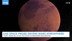 United Arab Emirates Space Probe Enters Mars Atmosphere News Clip