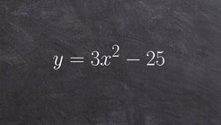 Solve a quadratic by applying the square root method Instructional Video