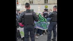 Pro-Palestinian rally dispersed in France News Clip