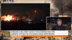 Russia vows retaliation after Ukraine's largest missile strikes target military sites News Clip