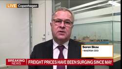 Maersk CEO Says Container Volumes Have Rebounded News Clip