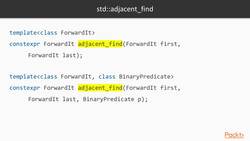 C++ Standard Template Library in Practice - Sorting and Gathering - std::search Instructional Video