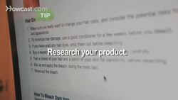 How to Bleach Your Hair Instructional Video