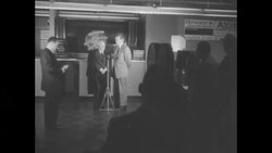 Movie producer/director Cecil B DeMille returns from shooting scenes in Egypt for his movie "The Ten Commandments" News Clip