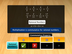 Closure & Commutative Prop. of Rational Numbers Instructional Video