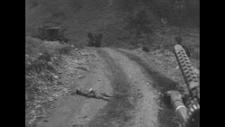 Wounded soldier in Korean War News Clip