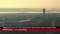 FAA computer outage leads to flight delays throughout U.S. News Clip