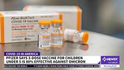 Pfizer Says 3-Dose COVID-19 Vaccine Is Effective For Children Under 5 News Clip