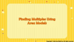 Finding Multiples Using Area Models Instructional Video