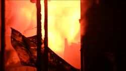 3 families displaced by fast-moving fire at North Amityville home News Clip