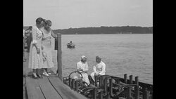 Garfield Woods wins 6th consecutive Harmsworth Trophy in motor boat racing, 1933 News Clip