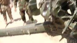 Afghan Army soldiers being trained to use artillery News Clip