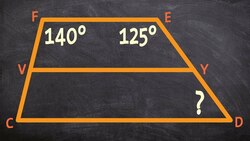 Determining the missing angle of a trapezoid Instructional Video