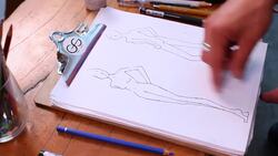 What Are Front & Back Fashion Croquis? Instructional Video