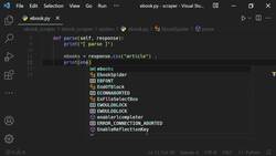 Web Scraping Tutorial with Scrapy and Python for Beginners - Selecting All the Data Instructional Video
