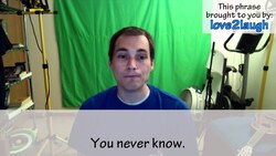How to say"you never know!" in Spanish (Día 94) Instructional Video