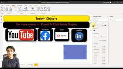 Business Intelligence with Microsoft Power BI - with Material - Inserting Shapes in Power BI Instructional Video