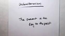 Principle of Uniformitarianism Instructional Video