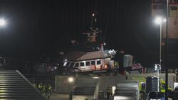 Border Force rescue a group of migrants from overnight Channel crossing in Dover News Clip