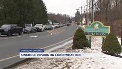 I-80 West in Wharton to close Friday night into Saturday for testing after sinkhole News Clip