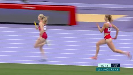 Canada's women's 4x400m relay team advances to final at Paris 2024