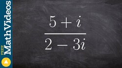 Multiply by the conjugate to rationalize the denominator Instructional Video