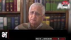 Salman Khurshid Hits Back At Congress For Criticising Remarks During Anti-Terror Delegation Visit News Clip