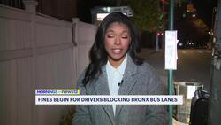 Fines begin for drivers blocking Bronx bus lanes News Clip