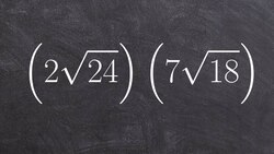 How to Multiply to Binomials with Radical Terms Instructional Video