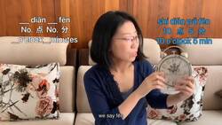 Learn Chinese in 3 Minutes Beginners Episode 9 - how to say the time in Mandarin Chinese Instructional Video