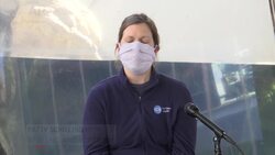 Seals learn to accept trainers donning face masks News Clip