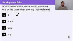 Sharing an opinion by speaking loudly and clearly Instructional Video