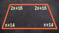 Determining the value of x by finding the sum of interior angles Instructional Video