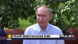 Russia-U.S. Flaunt Their Nuclear Prowess, Trump Moves 2 Submarines After Russia's 'dead Hand' Threat News Clip