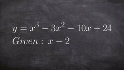 Completely Factor a Polynomial Using Synthetic Division and Find Zeros and Sketch Instructional Video
